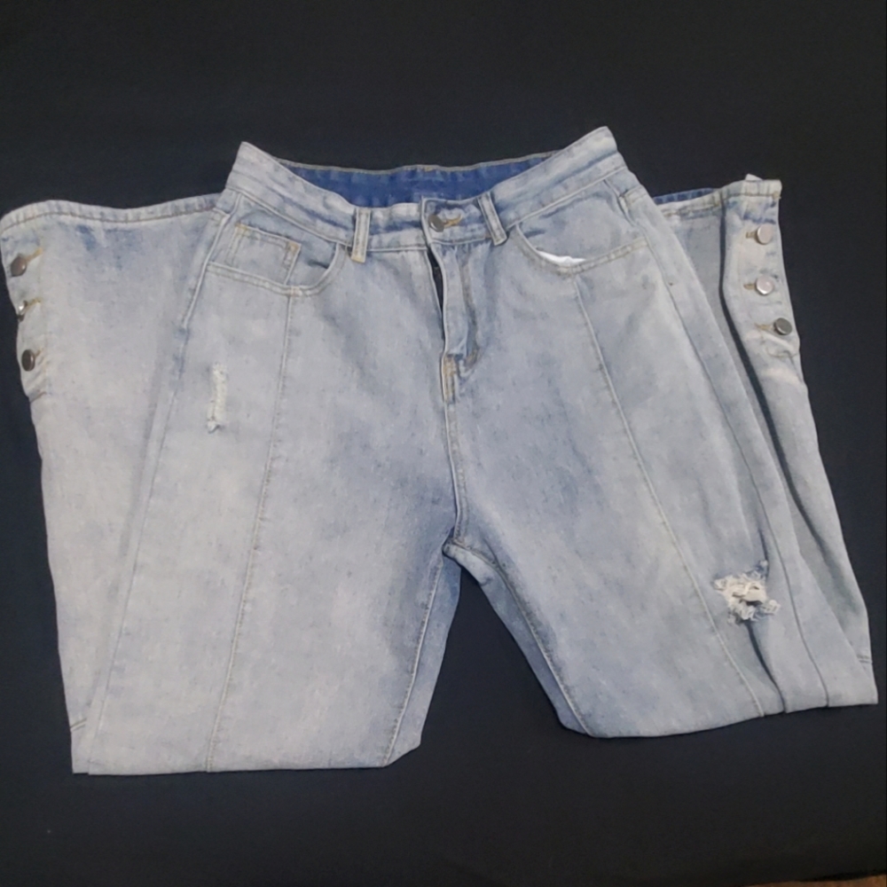 [STREET STYLE "F*CK YOU?"JEANS]